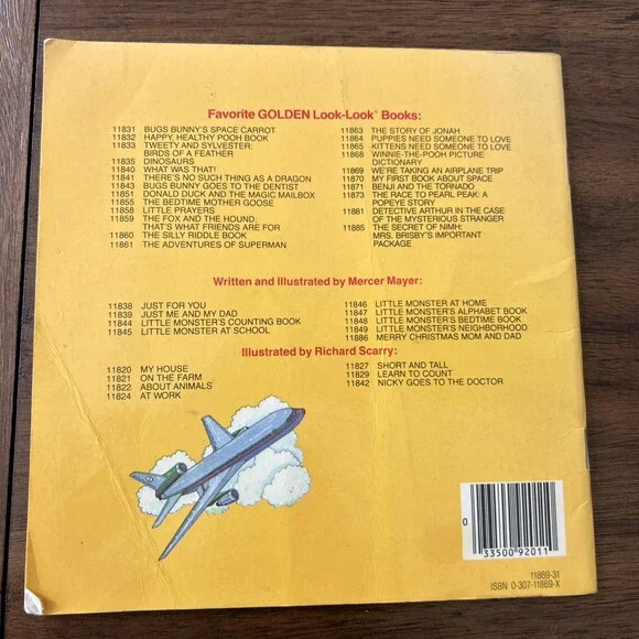 We're Taking an Airplane Trip by Dinah L. Moché Vintage Paperback - Picture 2 of 2